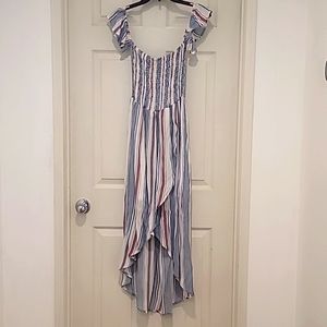 Hi-Low off shoulder dress